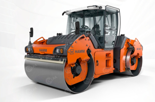 Каток тандемный Hamm HD 148i VV с кабиной. Фото 1