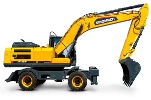 Экскаватор колесный Sinomach GHT215W дв 132kw ковш 1м3. Фото 2