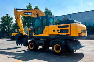 Экскаватор колесный Sinomach GHT215W дв 132kw ковш 1м3. Фото 3