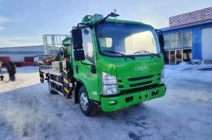 Автовышка Qingling GKS28 на шасси ISUZU 4Х2 дв 96kw высота подъёма 28м (без документов для Ростехнадзора). Фото 2