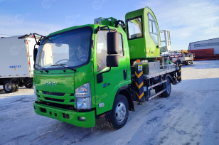 Автовышка Qingling GKS28 на шасси ISUZU 4Х2 дв 96kw высота подъёма 28м (без документов для Ростехнадзора). Фото 4