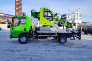 Автовышка Qingling GKS28 на шасси ISUZU 4Х2 дв 96kw высота подъёма 28м (без документов для Ростехнадзора). Фото 3