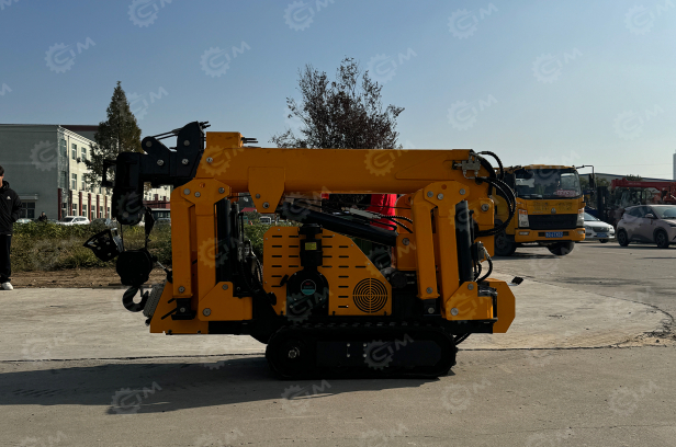 Гусеничный кран-паук JIUSHENG JS1.2 гп 1,2т., с пультом, дизель + питание от 380В. Фото 3