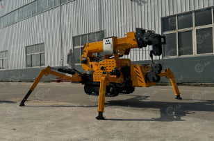 Гусеничный кран-паук JIUSHENG JS1.2 гп 1,2т., с пультом, дизель + питание от 380В. Фото 1