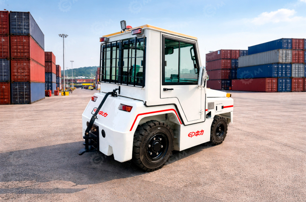 Аэродромный багажный тягач ZL-QDC30 с кондиционером, камерой заднего хода. Фото 4