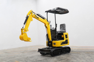 Мини-экскаватор RIPPA R319 с поворотной стрелой и раздвижными гусеницами. Фото 2