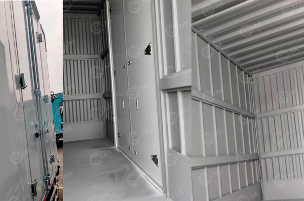 Фургон промтоварный на шасси ISUZU 4х4 дв 139 kw гп 6т (фургон 5200х2250х2100) с боковой дверью, алюминиевый пол, крепежные рельсы. Фото 2