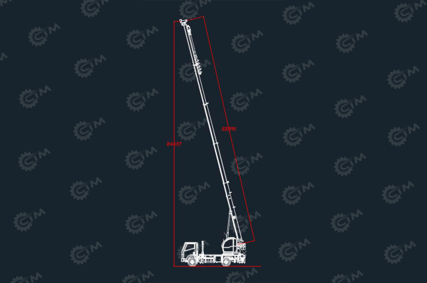 Автокран на шасси ISUZU 4x4 дв 139kw крановая установка WANBANG DZ5T гп 5т., 5 секций, стрела 22м, два крюка, корзина, с буром 8м диаметр 400мм. Фото 2