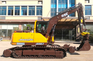 Экскаватор гусеничный JINGGONG JG80LT (комбинированный ход для жд). Фото 1