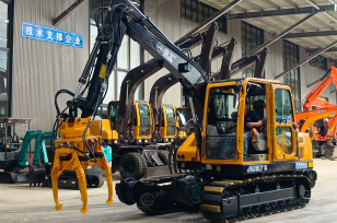 Экскаватор гусеничный JINGGONG JG80LT (комбинированный ход для жд). Фото 2