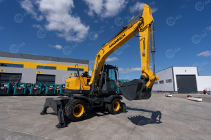 Экскаватор колесный Sinomach GHT160W кондиционер, гидролиния для гидромолота. Фото 1