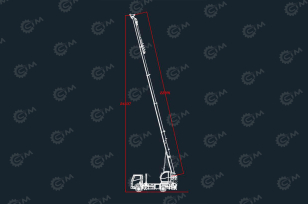 Автокран на шасси ISUZU 4x4 дв 139kw крановая установка WANBANG DZ5T гп 5т., 5 секций, стрела 22м, два крюка, корзина, с буром 8м диаметр 400мм. Фото 2