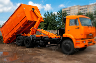 Крюковой погрузчик (мультилифт) на шасси ISUZU 6x4 дв 279kw, HYVA Technamics 20-51-S гп 20 тонн. Фото 1