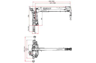Бортовой грузовик ISUZU 4x2 дв 177kw кму XCMG SQS200J гп 8 тонн 6 секций 19,8м кузов 6000х2450х550 корзина, ПДУ. Фото 1