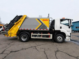Мусоровоз на шасси ISUZU 4x2 дв 151Kw гп 8 т, объем 10м3. Фото 17