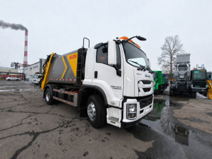 Мусоровоз на шасси ISUZU 4x2 дв 151Kw гп 8 т, объем 10м3. Фото 18
