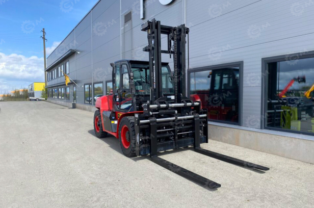 Вилочный погрузчик Hangcha CPCD100 гп 10т, высота подъема 3м, с кабиной, отопитель, позиционер вил, смещение каретки. Фото 2