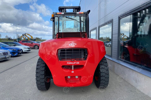 Вилочный погрузчик Hangcha CPCD100 гп 10т, высота подъема 3м, с кабиной, отопитель, позиционер вил, смещение каретки. Фото 4