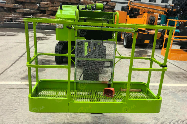 Коленчатый самоходный подъемник Jiubang	высота платформы 14м дизельный, гп платформы 300кг. Фото 5