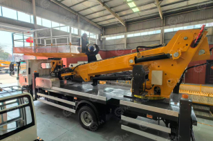 Автовышка на шасси ISUZU 4Х2 дв 138kw высота 22м гп корзины 1 тонна. Фото 2