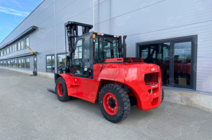 Вилочный погрузчик Hangcha CPCD100 гп 10т, высота подъема 3м, с кабиной, отопитель, позиционер вил, смещение каретки. Фото 1