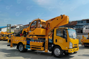 Автовышка Qingling GKS36 на шасси ISUZU 4Х4 дв 139kw высота подъёма 36м. Фото 1