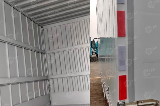 Фургон промтоварный на шасси ISUZU 4х4 дв 139 kw гп 6т (фургон 5100х2150х2100) алюминиевый пол, крепежные рельсы. Фото 2