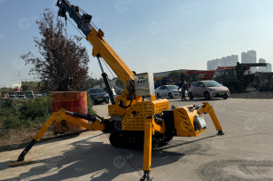 Гусеничный кран-паук JIUSHENG JS1.2 гп 1,2т., с пультом, электрический + питание от 220В. Фото 3