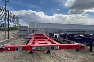 Полуприцеп-контейнеровоз модель:LYR9400TJZD, марка: AMUR ,   3оси, 12550*2550*1285мм. Фото 3
