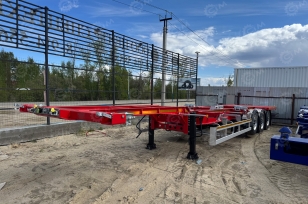 Полуприцеп-контейнеровоз модель:LYR9400TJZD, марка: AMUR ,   3оси, 12550*2550*1285мм. Фото 4
