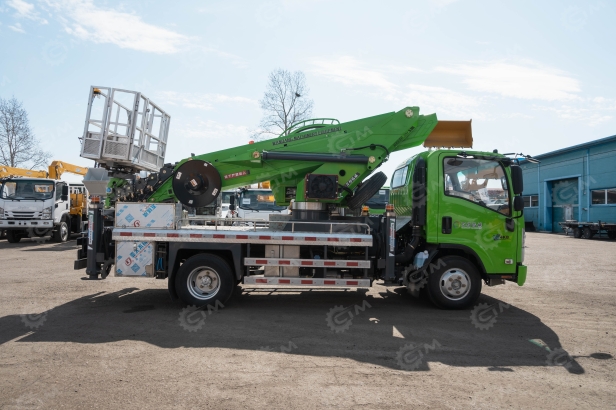 Автовышка WANBANG GKS30.5 на шасси ISUZU 4Х2 дв 94кВт высота подъёма 30,5м. Фото 3