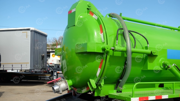 Илосос на шасси ISUZU 4x2 дв 96kw объем бочки 4,5м3 насос Weilong 50QZXDH-687000 68л/сек. Фото 12