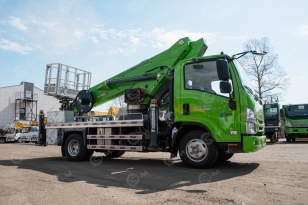 Автовышка WANBANG GKS30.5 на шасси ISUZU 4Х2 дв 94кВт высота подъёма 30,5м. Фото 2