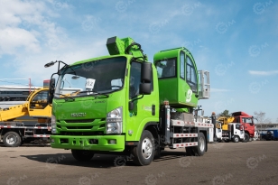 Автовышка WANBANG GKS30.5 на шасси ISUZU 4Х2 дв 139kw высота подъёма 30,5м гп люльки 400кг. Фото 1