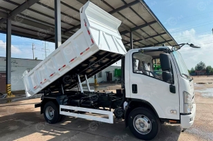 Бортовой грузовик ISUZU 4x4 дв 151kw кабина Elf кузов 3300х2200х500 самосвальный. Фото 1