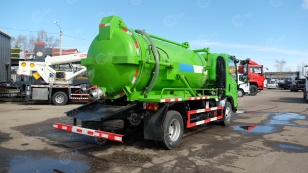 Илосос на шасси ISUZU 4x2 дв 96kw объем бочки 4,5м3 насос Weilong 50QZXDH-687000 68л/сек. Фото 5