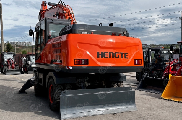 Колесный экскаватор HENGTE HT215W ковш 1м3, масса 22180кг. Фото 2