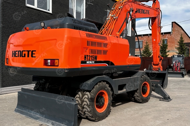Колесный экскаватор HENGTE HT215W ковш 1м3, масса 22180кг. Фото 4