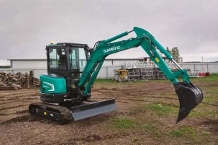 Мини-экскаватор Sunward SWE35UF ковш 0,25м3, быстросъем, гидромолот. Фото 2