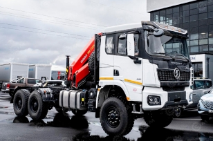 Седельный тягач SHACMAN 6x6 кабина Х3000 дв.430 л.с. кму Инман ИМ 150 N гп. 6,1 стрела 8,1 м. Фото 1