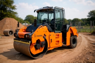 Каток Hamm HD 118i VT 10670кг, кабина с защитой от опрокидывания (с кондиционером). Фото 1