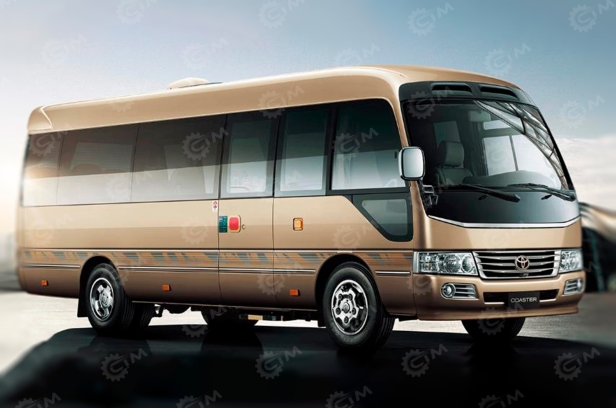 Автобус TOYOTA Coaster 23 места (включая водителя) дв 151kw 4л, бензиновый, МКПП. Фото 2