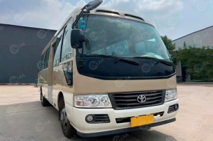 Автобус TOYOTA Coaster 22 места (включая водителя) дв 171kw 4л, бензиновый, МКПП. Фото 2