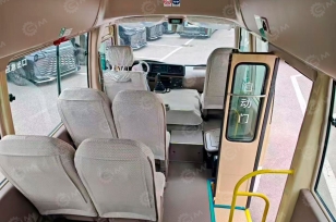 Автобус TOYOTA Coaster 22 места (включая водителя) дв 171kw 4л, бензиновый, МКПП. Фото 6