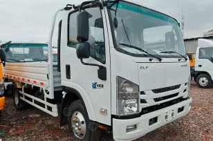 Бортовой грузовик ISUZU 4x2 дв 103kw кузов 4100х2300х380 с навесной газонокосилкой и воздуходувным устройством для уборки листьев и снега. Фото 5