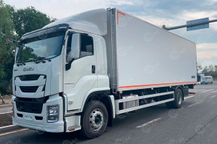 Фургон изотермический на шасси ISUZU 4х4 дв 177kw (фургон 7000х2400х2500). Фото 1