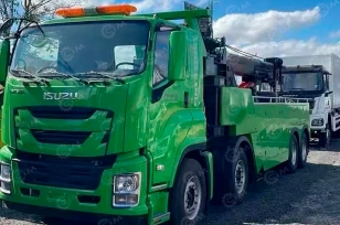Тяжелый эвакуатор ISUZU 8x4 дв 338Kw гп крана 30 т. Фото 2