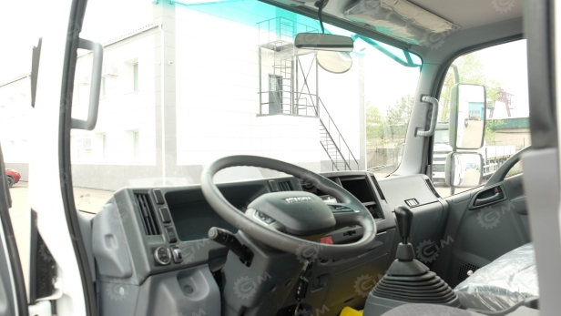 Самосвал ISUZU 4x2 дв 139Kw гп 10 тонн кузов 4900х2300х600 разгрузка на 3 стороны, задний и боковой борт открываются вниз, с петлями. Фото 4