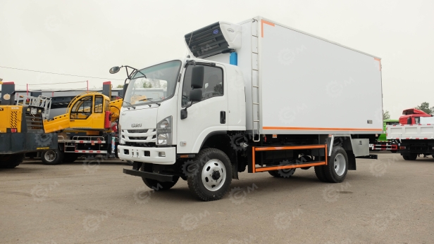 Фургон рефрижератор на шасси ISUZU 4х4 дв 139kw гп 7 тонн (фургон 5500х2200х2200, холодильная установка Carrier Citimax 700) со спальником, боковая дверь. Фото 2