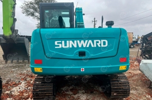 Экскаватор гусеничный SUNWARD SWE80E-5 с харвестером. Фото 7